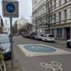 jalan khusus sepeda di Berlin
