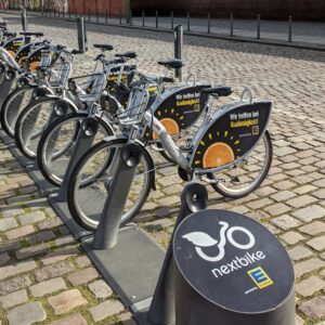 stasiun sepeda sewaan Nextbike di Berlin, Jerman