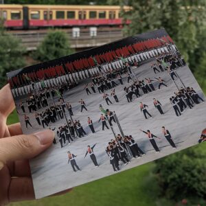 kartu pos bergambar Grand Mass Gymnastics and Artistics Performance "The Land of the People"