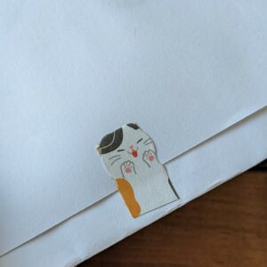 stempel bergambar kucing