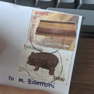 prangko seri Kitab Kuno Nusantara dan Tahun Babi