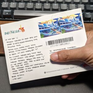 kartu pos dari Lia di Bekasi