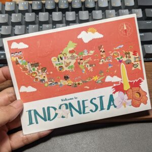 kartupos bergambar peta Indonesia