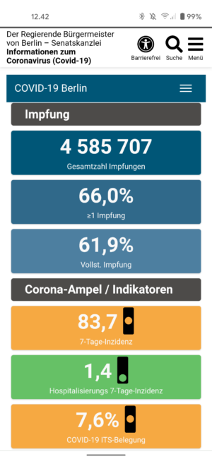 indikator lampu merah di Berlin yang diakses pada 11 September 2021