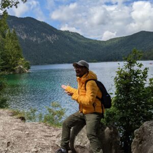 di tepi Danau Eibsee