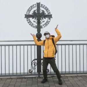 berada di Zugspitze wilayah Tyrol, Austria