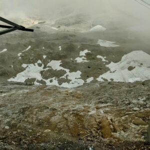 pemandangan gletser Zugspitze