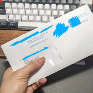 surat tagihan dari pengelola properti (Hausverwaltung)