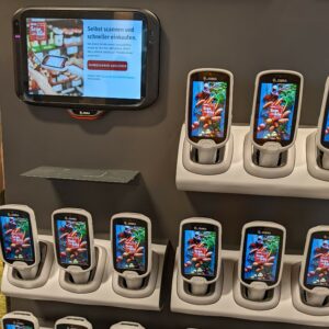 mesin pindai genggam REWE Scan&Go