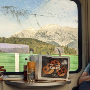 pemandangan kereta menuju Innsbruck