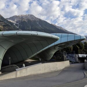 stasiun funicular (kereta kabel) Hungerburg di Nordkette