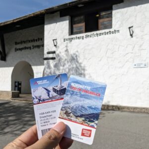 tiket kereta gantung Hungerburg-Seegrube-Hafelekar