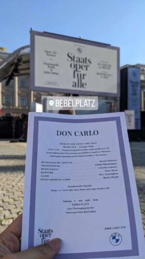 opera Don Carlo di Staatsoper f&uuml;r alle 2023