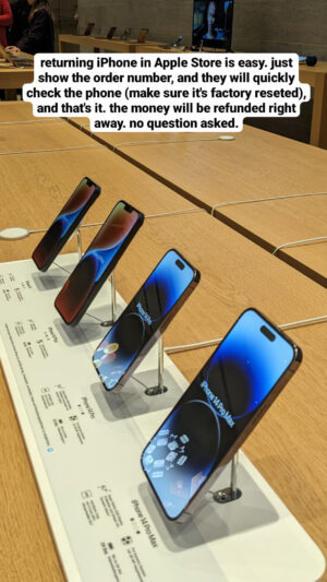 mengembalikan iPhone 14 ke Apple Store