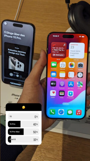 hasil voting di Instagram Story