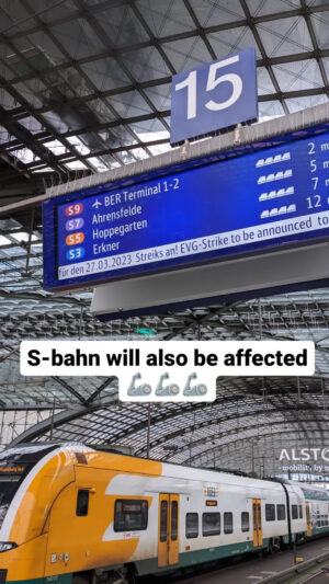 terkena imbas aksi mogok kereta terbesar di Jerman