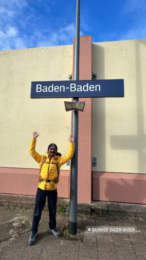 di Stasiun Baden-Baden, Jerman