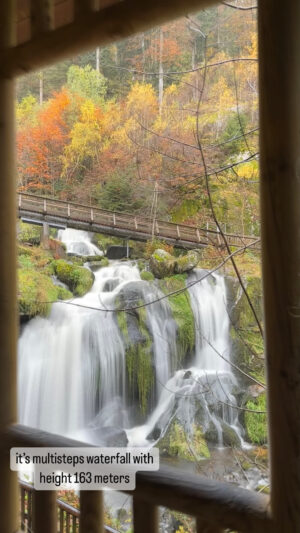 air terjun Triberg, Black Forest, Jerman
