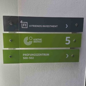 papan nama ruang ujian Goethe Institut Berlin