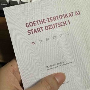 sertifikat A1 Bahasa Jerman Goethe Institut
