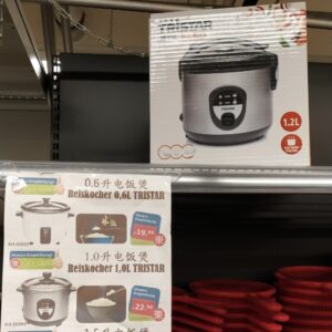 rice cooker Tristar RK-6135 di supermarket Go Asia