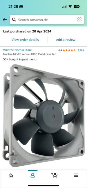 membeli kipas Noctua NF-R8 redux-1800 PWM di Amazon